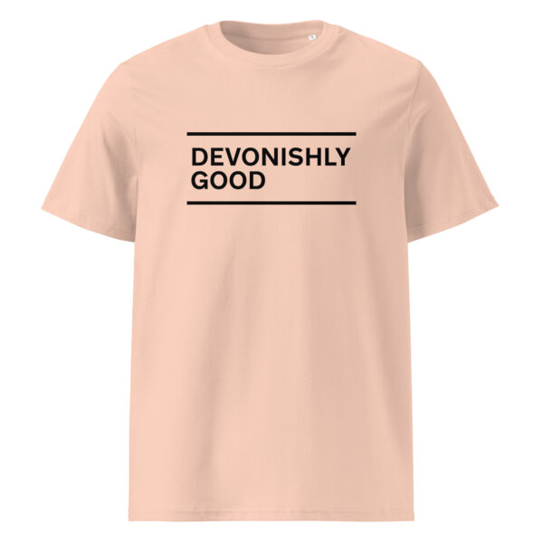 DEVONISHLY GOOD (black print) - Unisex organic cotton t-shirt