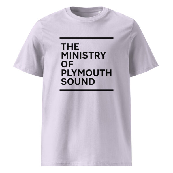 THE MINISTRY OF PLYMOUTH SOUND (black print) - Unisex organic cotton t-shirt